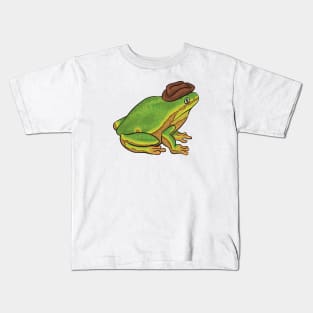 Cowboy Hat Frog #2 Kids T-Shirt